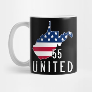 West Virginia 55 United - WV STRONG - 55 Strong Shirt Mug